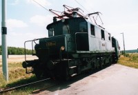 Historická elektrická lokomotiva na trati Bechyně-Tábor
