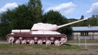 Řůžový tank v muzeu v Lešanech