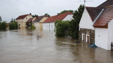 Povodeň 2013. Foto Písecký Deník. Lucie Kotrbová.